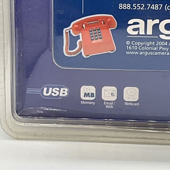 Argus Sports Cam Digital Camera NOS Sealed - Read Rubber Not In Good Condition - Picture 11 of 11